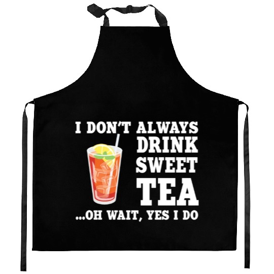 Funny Sweet Tea Humor Costume Kitchen Aprons
