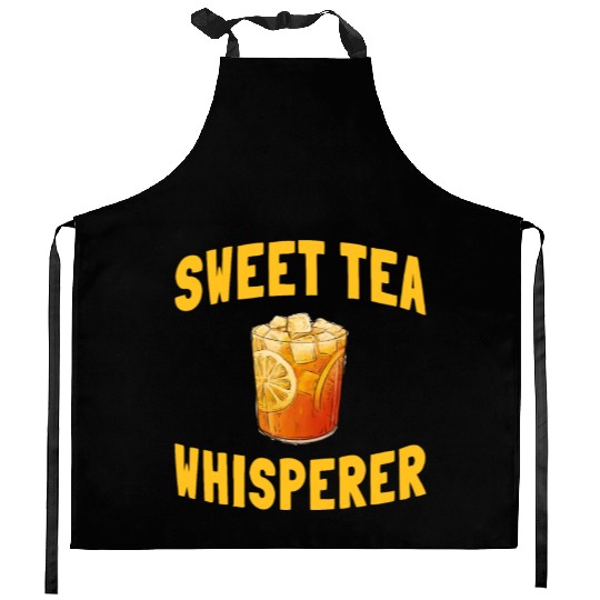 Funny Sweet Tea Whisperer Outfit Kitchen Aprons