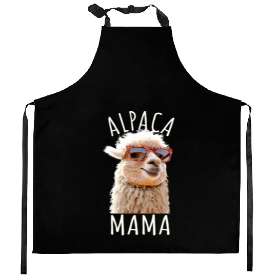 Alpaca Mama Alpaca Mom Llama Mother Mothers Day Kitchen Aprons