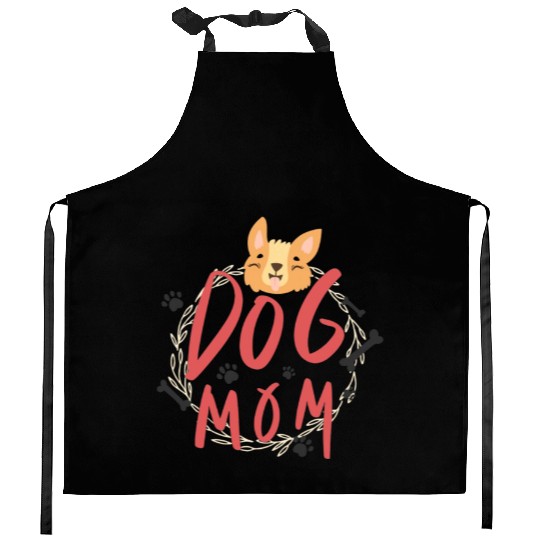 DOG MOM Kitchen Aprons