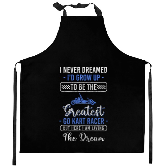 Kart Driver Racing Race Kitchen Aprons