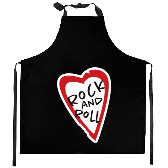 Rock and roll Lover Kitchen Aprons
