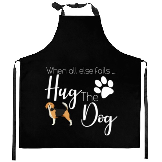 Beagle I Love My Dog Kitchen Aprons