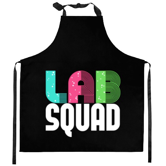 Lab Squad Lab Tech Laboratory Assistant Kitchen Aprons