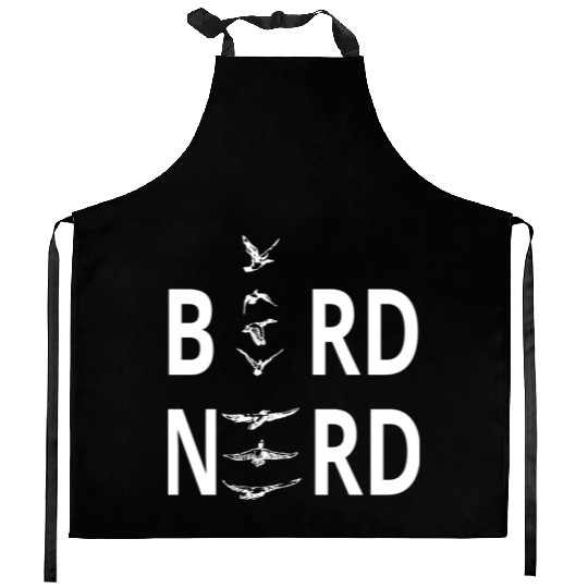 Bird Nerd For Birders Kitchen Aprons