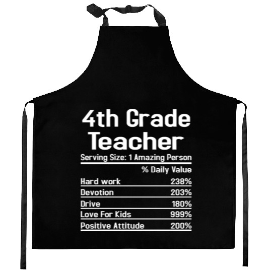 4th Grade Teacher Kitchen Aprons