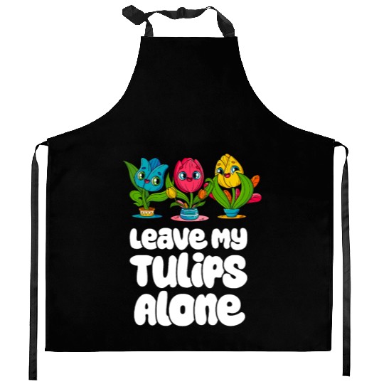 Tulip Gardening Cute Kitchen Aprons