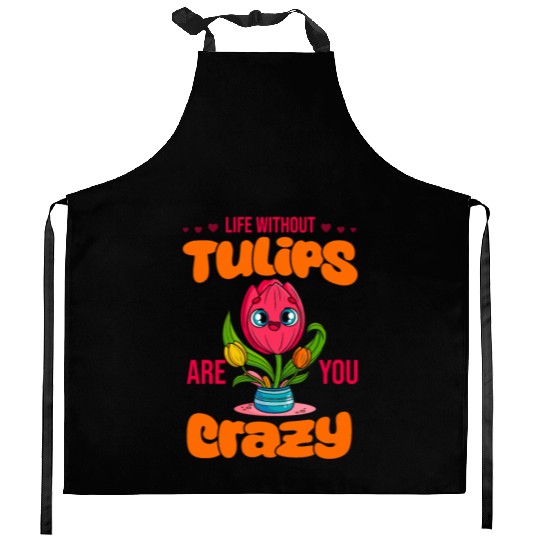 Tulip Gardening Life Kitchen Aprons