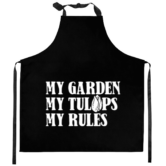 Tulip Gardening Tulips Kitchen Aprons
