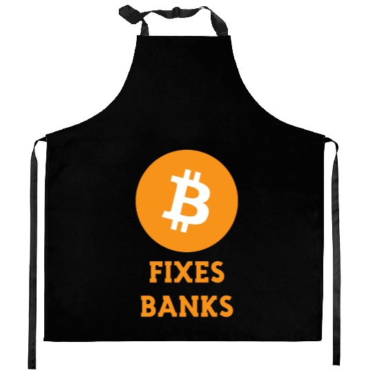 Bitcoin Hodl BTC Coin Crypto Trader Hodl Moon Kitchen Aprons