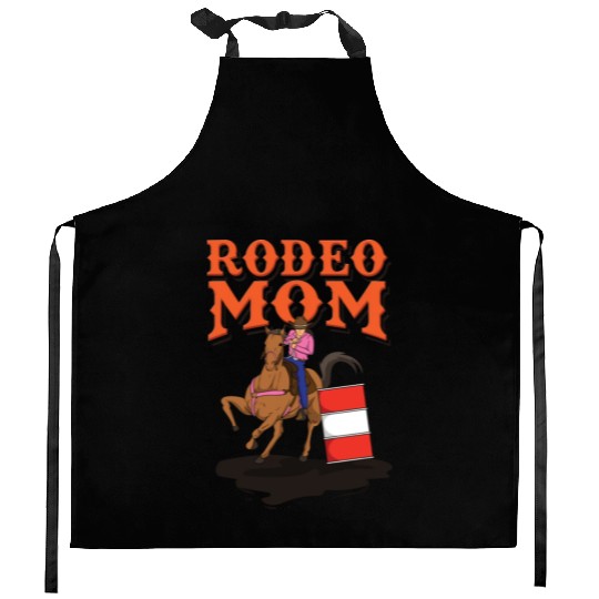 Rodeo Mom Barrel Racing Lover Kitchen Aprons