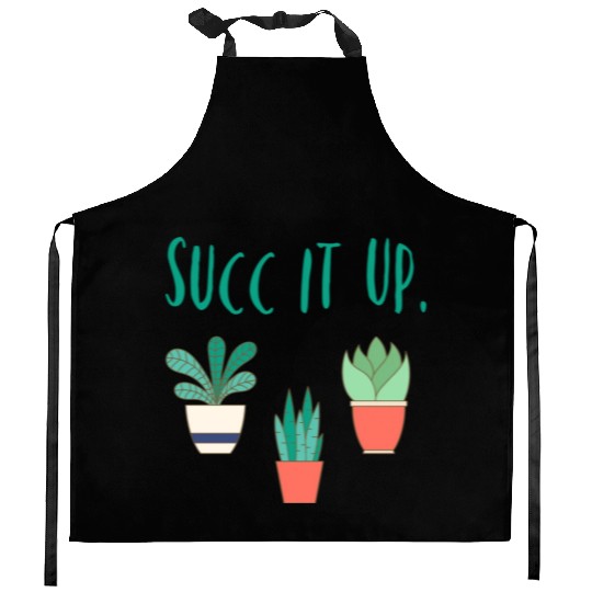 Succulent Lover Plants Funny Succulent Cactus Kitchen Aprons