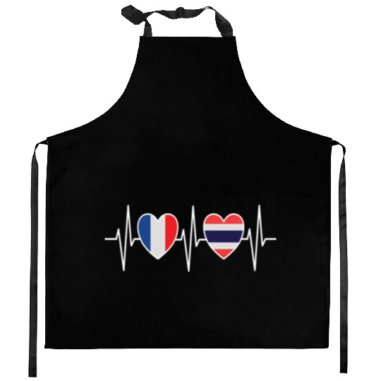 France T ShirtFrance And Thailand Kitchen Aprons