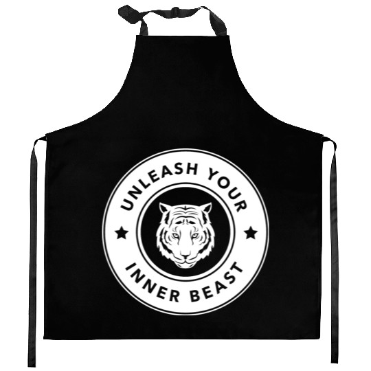 Martial Arts Unleash Your Inner Beast Kitchen Aprons