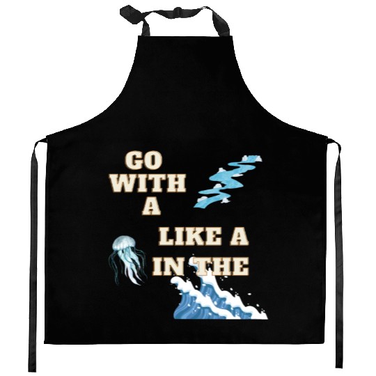 Embracing the Jellyfish Mentality Kitchen Aprons