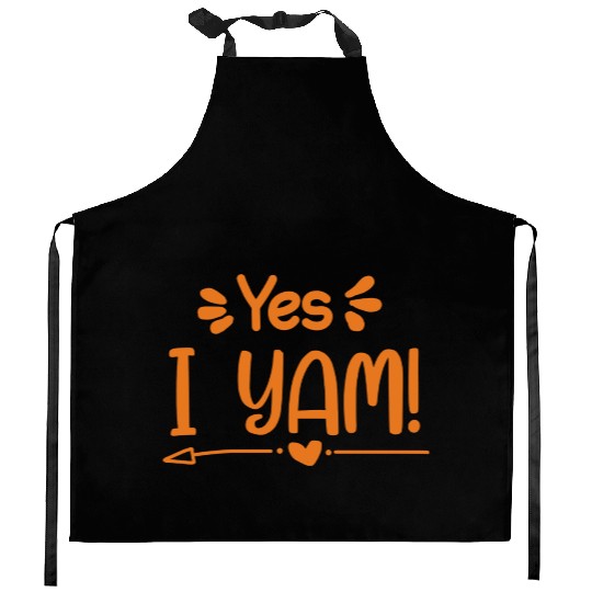 Yes I Yam Thanksgiving Kitchen Aprons