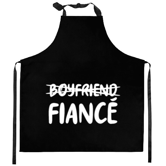 Boyfriend Fiance Kitchen Aprons