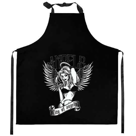 Angels - City of Angels collection Kitchen Aprons