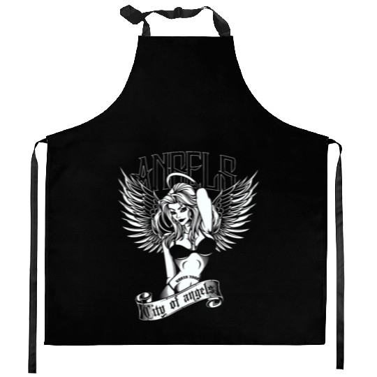 Angels - City of Angels collection Kitchen Aprons