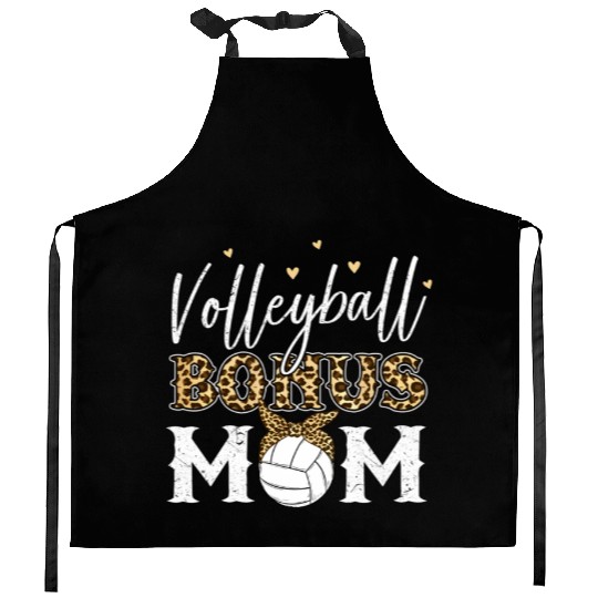 Volleyball Bonus Mom Step Mom Volleyball Mom Kitchen Aprons