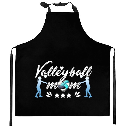 Volleyball Mom Volleyball Lover Funny Mothers Day Kitchen Aprons