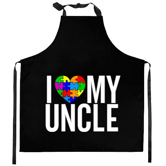 I Love my Uncle Kitchen Aprons