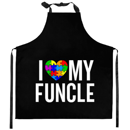 I Love My Funcle Kitchen Aprons