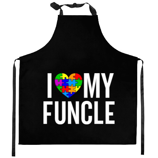 I Love My Funcle Kitchen Aprons