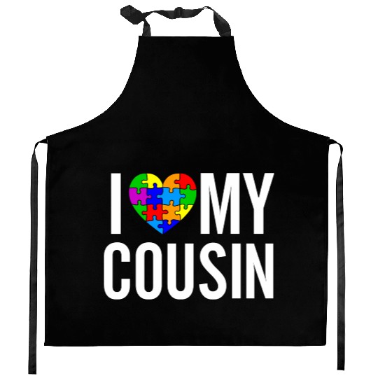 I Love My Cousin Kitchen Aprons