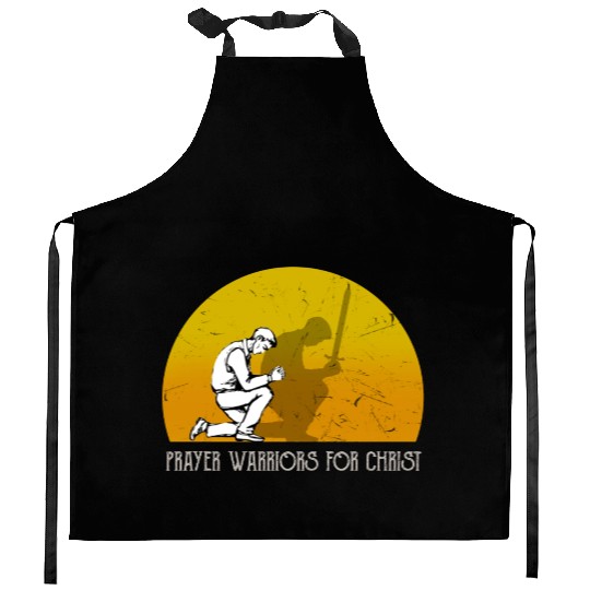 Prayer Warriors For Christ Kitchen Aprons