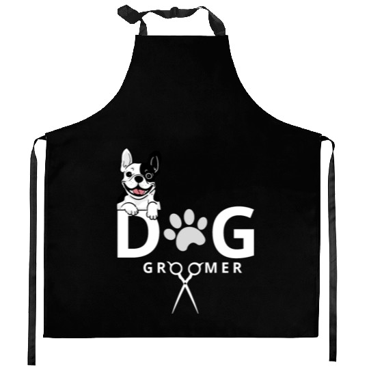 Dog Groomer Kitchen Aprons Dog Grooming Outfit