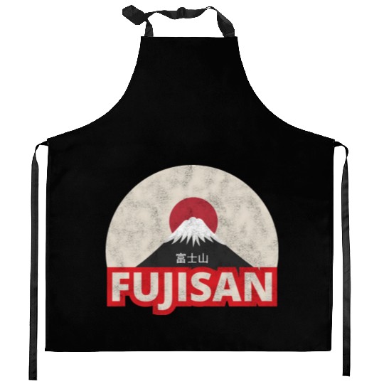 Japan Tokyo Mount Fuji Fujisan Kitchen Aprons