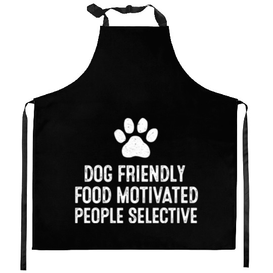 Dog Friendly Food Motivated People Selective Kitchen Aprons