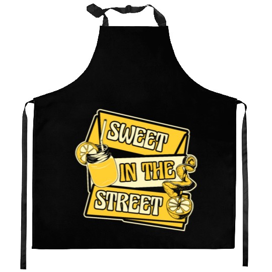 Sweet In The Street Lemon Juice Business Lemonade Kitchen Aprons