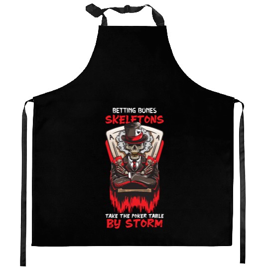 Poker Casino Poker Player Gambling Roulette Kitchen Aprons