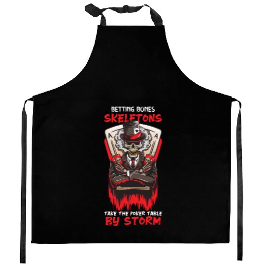 Poker Casino Poker Player Gambling Roulette Kitchen Aprons