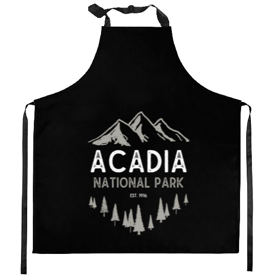 Acadia National Park Est 1916 Maine Kitchen Aprons