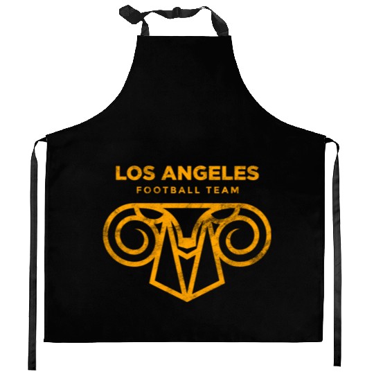 Cool Modern Rams Logo Los Angeles Sunday Football Kitchen Aprons
