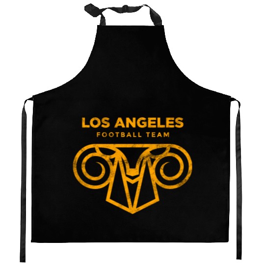 Cool Modern Rams Logo Los Angeles Sunday Football Kitchen Aprons