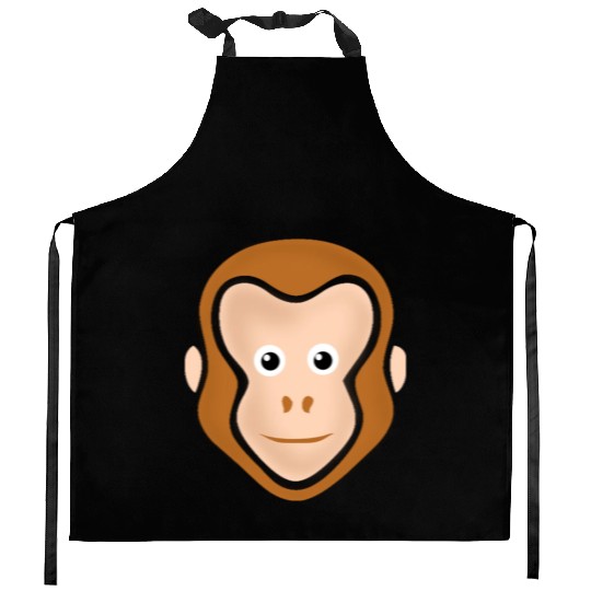Monkey Face Adorable Kitchen Aprons
