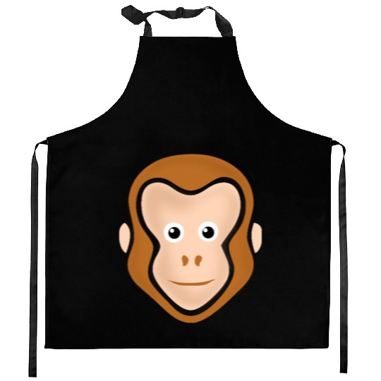 Monkey Face Adorable Kitchen Aprons