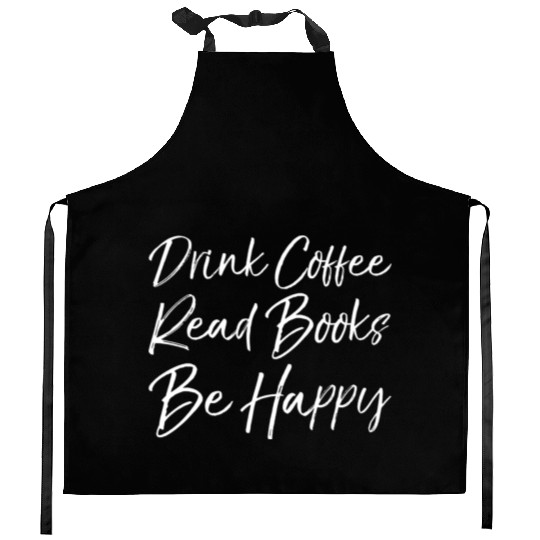 English Teacher Literary Drink Coffee Read Boo Be Kitchen Aprons
