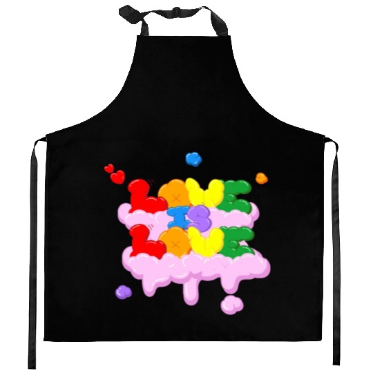 Love is love Kitchen Aprons