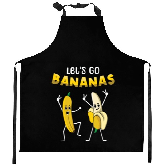 Peace Funny Banana Meme Let Us Go Banana Kitchen Aprons