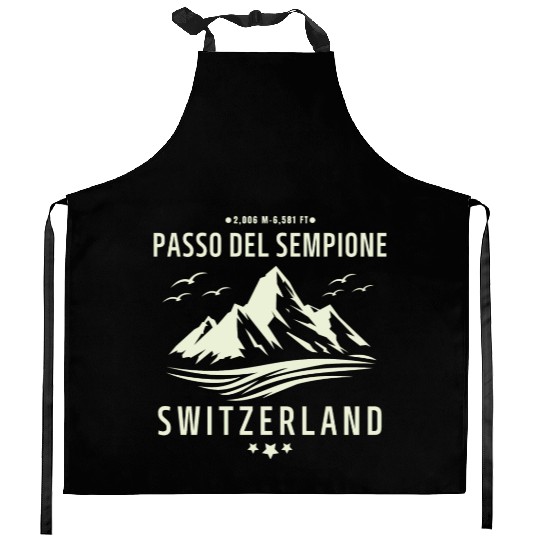 passo del sempione switzerland motorcycle trip Kitchen Aprons