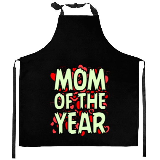Mom Of The Year Best Mom Ever I Love My Mom Mom Kitchen Aprons