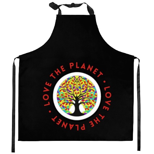 Tree: detailed, relaxing, & positive Kitchen Aprons