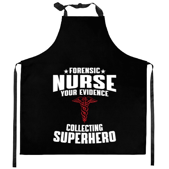 Forensic Nurse Saying Kitchen Aprons