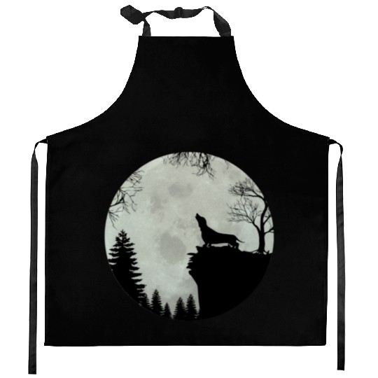Dachshund Teckel Doxie Wiener Dog Yowl Yelp At Ful Kitchen Aprons