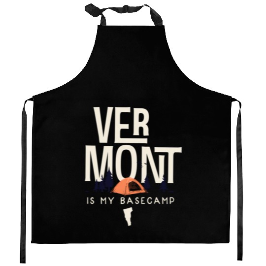Vermont Is My Base Camp Kitchen Aprons